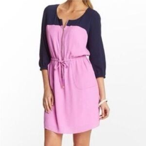 Lilly Pulitzer Colorblock Front Zip Dress
